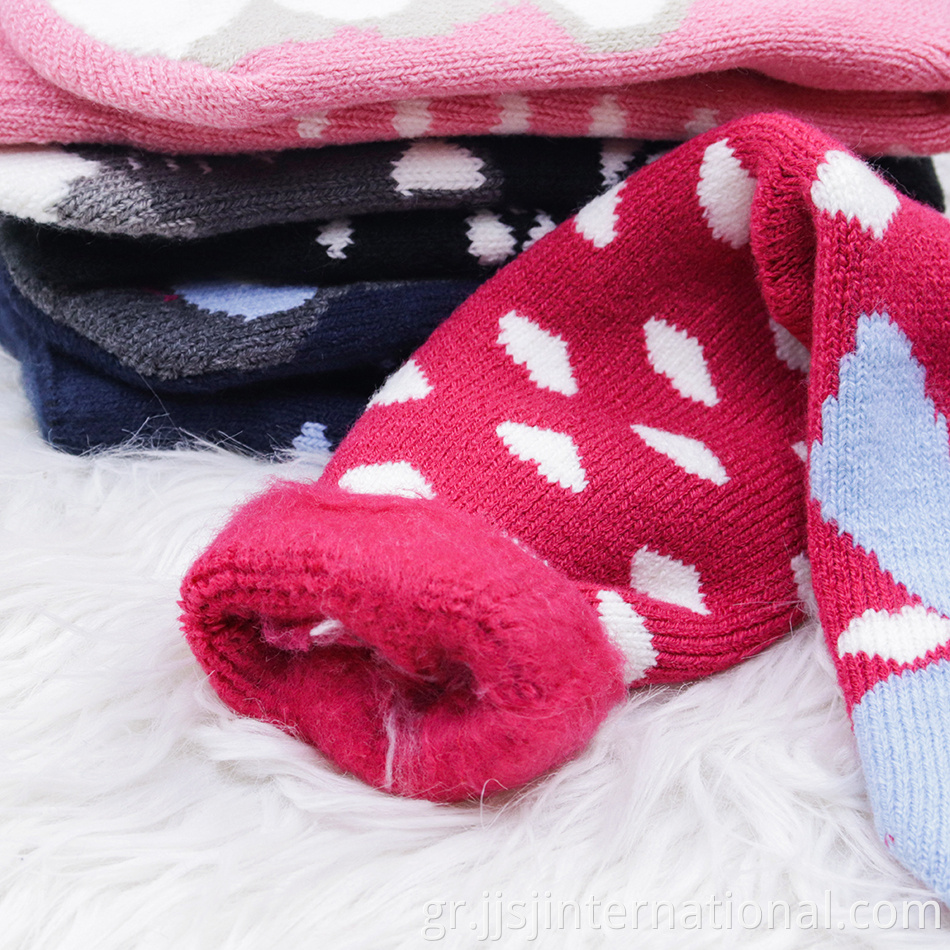Ladies thick fleece towel socks stockings